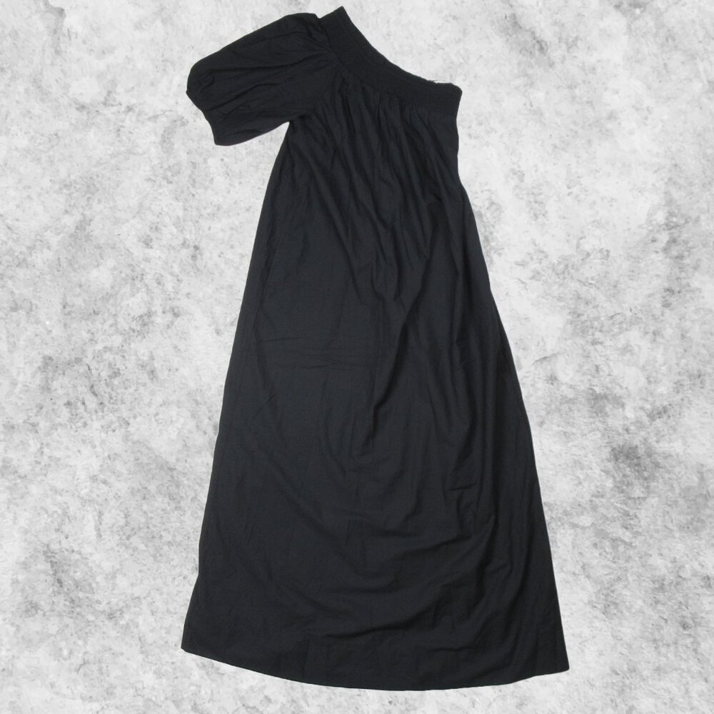 Anthropologie Maeve One-Shoulder Maxi Dress Black XXS - Picture 5 of 11